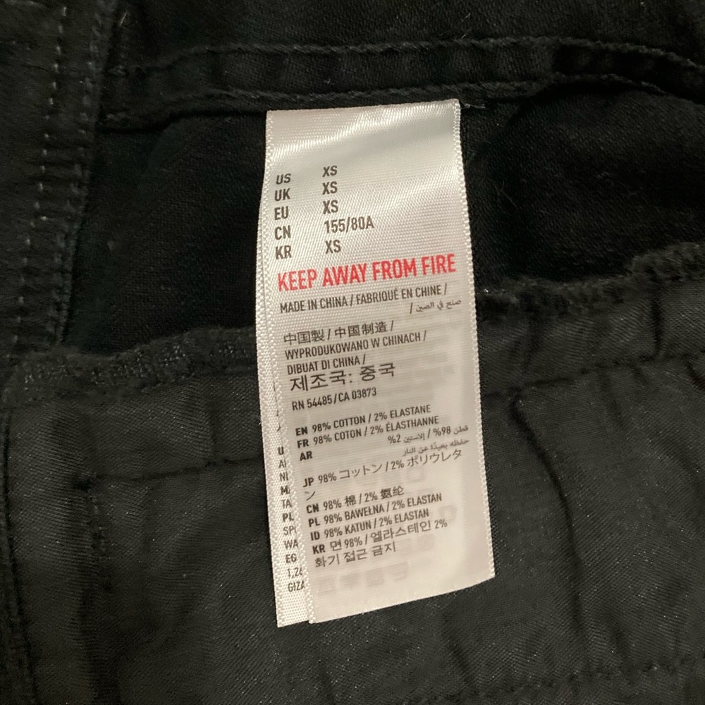 AEO 🦅 Black Denim Vest - Picture 10 of 10